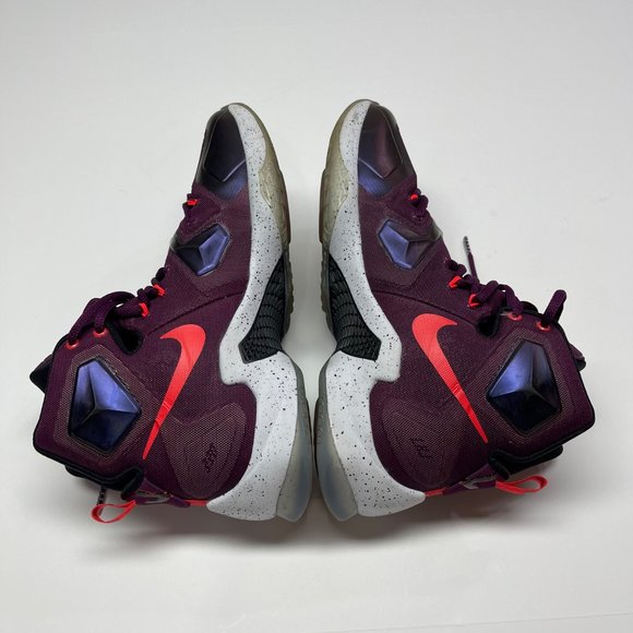 NIKE LEBRON XIII Written In The Stars Men's Size US 10.5 Mulberry 807219-500 - Picture 5 of 10